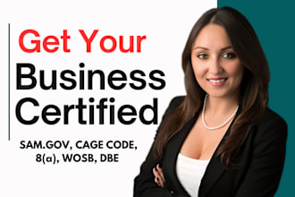 do sam gov registration, uei, cage code, 8a, wbe wosb dbe llc ein certificate