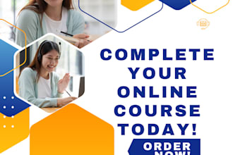 help you complete your online course