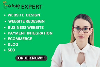 do godaddy website design godaddy website redesign seo