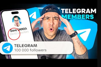 grow crypto telegram channel to gain real active users,scrapper, bulk sms