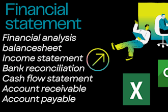 prepare financial statemnet,income statement,balance sheet,cash flow statemnt