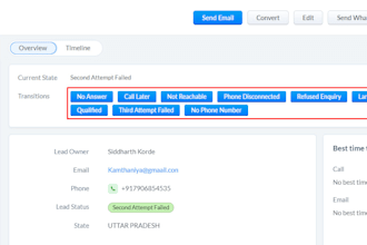do zoho CRM setup and automation