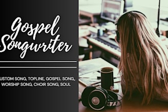 sing soulful worship song, topliner christian singer songwriter, cover song