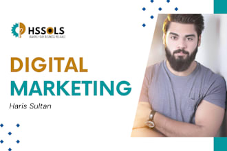 be your digital marketing manager and social media manager