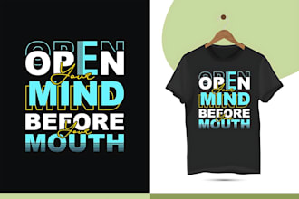 do modern typography, vintage, sports logo or tshirt design