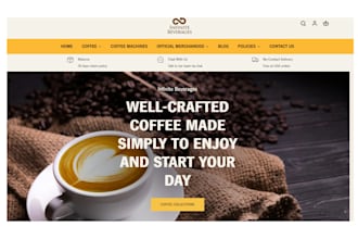 design passive income coffee shopify store shopify coffee website coffee store