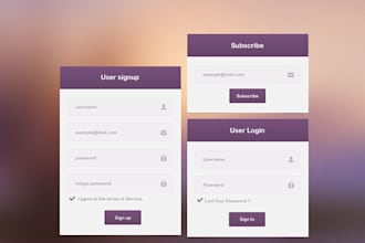 create custom login, registration, and contact forms for your website