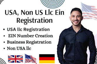 register USA llc ein number company formation business registration wyoming