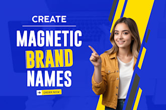 artfully craft magnetic brand, business, product, company, and domain names