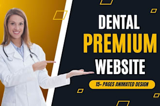 create a dental website premium design
