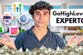 be your gohighlevel expert for go high level website and sales funnel, spanish