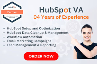 be your hubspot virtual assistant for 30 days