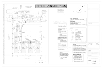 design storm water drainage plan and pipe network