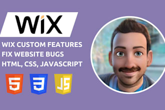 create and fix custom velo code features to your wix website