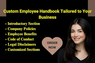 design custom employee handbook tailored to your business