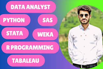 do python, sas, stata, weka, r, tableau and powerbi