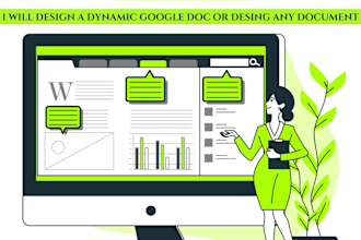 format a dynamic google doc or redesign any document
