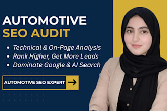 technical SEO audit for automotive, car dealer websites