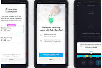 develop baby sitting app, baby monitoring app,baby tracker