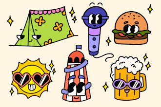 create a graphic character
