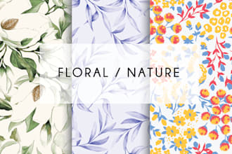 design seamless floral and nature design across categories