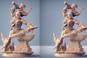 sculpt 3d model 3d toys miniatures, figurine, 3d mask  for 3d printing