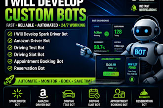 develop driving test bot, driving slot bot, bbdc, booking bot, reservation bot