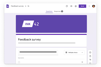 create an online survey, form, or quiz