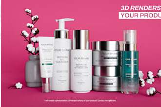 do 3d product modeling and realistic rendering