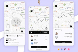 develop you a custom carpooling app, ridesharing app, taxi booking app, car rent