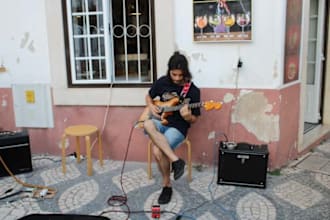 record acoustic guitar and or electric