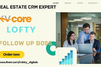 set up kvcore follow up boss lofty chime real estate idx website lofty crm
