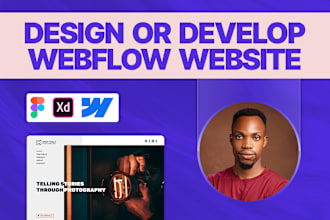 design, redesign or develop responsive webflow website, figma to webflow