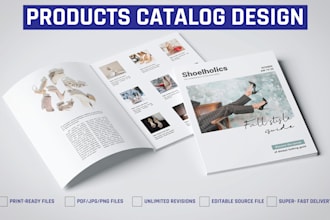 design product catalog, sell sheet, product sheet, lookbook, catalogue, magazine