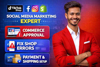 set up tiktok shop fix facebook shop tik tok shop shopify dropshipping store