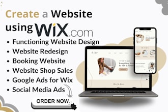wix booking website wix redesign wix website design real estate website design