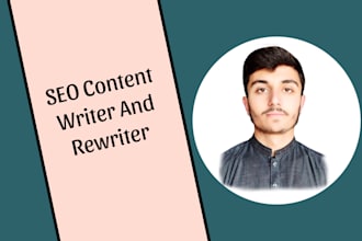 be your professional SEO content writer and article rewriter