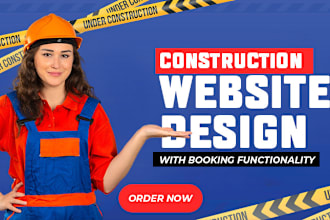 build and design contractor website and construction website