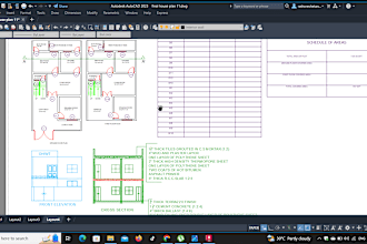 draw 2d civil engineering drawing on autocad