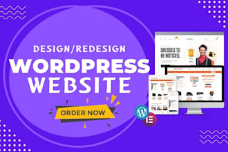 design and develop responsive wordpress website using elementor pro, astra pro