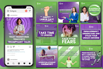 design social media posts for facebook, instagram, linkedin