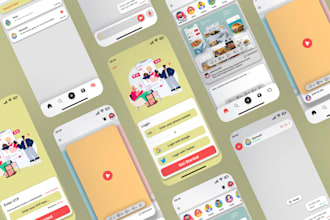 design modern app UI UX designs using figma