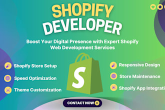 set up shopify dropshipping store design and redesign as shopify developer