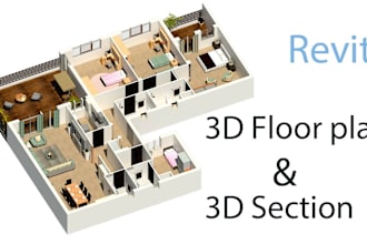 do design 3d architectural of house, commercial building