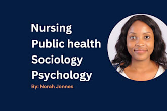 do public health, nursing, sociology, psychology and medicine research