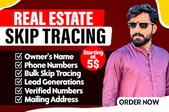 do real estate skip tracing and llc skip tracing for you