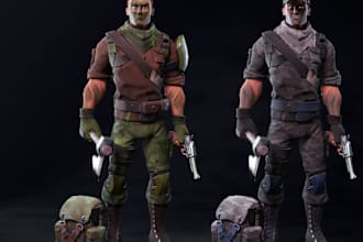 build realistic 3d model,stylized character, rtfkt model, arr model, shapr3d,rig