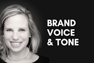 help you create brand voice and tone