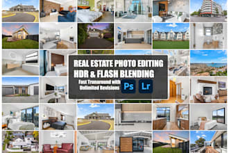 do real estate photo editing single or multi exposure
