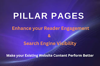 write SEO pillar pages and topic clusters for ai search